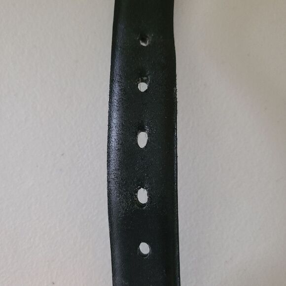 dockers full grain leather belt mens black size 42 - Picture 4 of 4